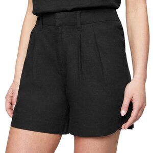 NEW Express Women's Linen Short Black